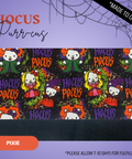 Hocus Purr-Cus  - Scrub Cap - rae & grace - Pixie - Made to order Please allow 7-10 days for fulfillment.