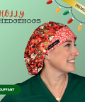 Holly Hedgehogs - Scrub Cap - rae & grace - Bouffant