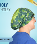 Holy Choley - Scrub Cap - rae & grace - Euro - Accent Top