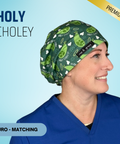 Holy Choley - Scrub Cap - rae & grace - Euro - Matching Top