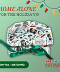 Home Alone For The Holidays - Scrub Cap - rae & grace - Ponytail - Matching Top