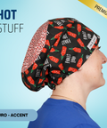Hot Stuff - Scrub Cap - rae & grace - Euro - Accent Top