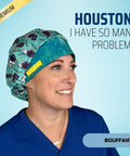 Houston I Have So Many Problems - Scrub Cap - rae & grace - Bouffant