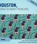 Houston I Have So Many Problems - Scrub Cap - rae & grace - Skull Cap - *Made to order