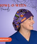 Howl-O-Ween Hounds  - Scrub Cap - rae & grace - Bouffant
