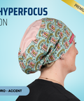 Hyperfocus On - Scrub Cap - rae & grace - Euro - Accent Top