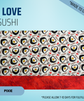 I Love Sushi - Scrub Cap - rae & grace - Pixie - *Made to order