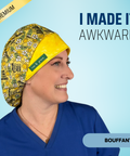 I Came, I Saw, I Made It Awkward - Scrub Cap - rae & grace - Bouffant