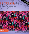 I Scream, You Scream - Scrub Cap - rae & grace - Skull Cap - Made to order Please allow 7-10 days for fulfillment.