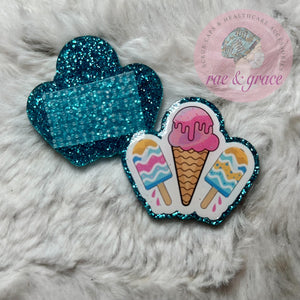 
            
                Load image into Gallery viewer, Ice Cream &amp;amp; Popsicles - Badge Reel
            
        