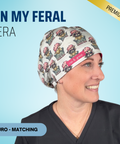 In My Feral Era - Scrub Cap - rae & grace - Euro - Matching Top