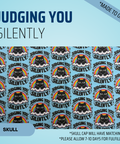Judging You Silently - Scrub Cap - rae & grace - Skull Cap - *Made to order
