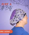 Just A Little Batty - Scrub Cap - rae & grace - Euro - Accent Top