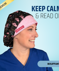 Keep Calm & Read On - Scrub Cap - rae & grace - Bouffant