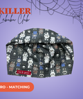Killer Labubu Club - Scrub Cap - rae & grace - Euro - Matching Top