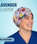 Lavender & Luster - Scrub Cap - rae & grace - Euro - Matching Top