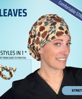 Leaves - Scrub Cap - rae & grace - Stretch