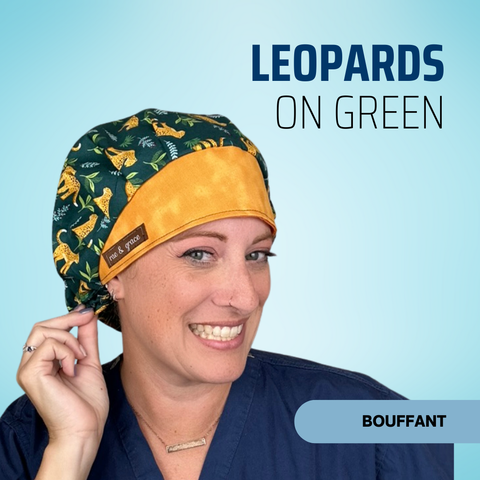 Leopards On Green