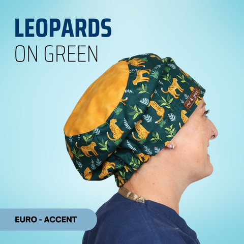 Leopards On Green