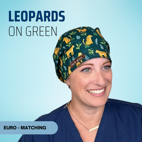 Leopards On Green