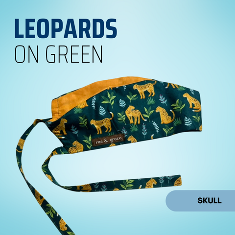 Leopards On Green