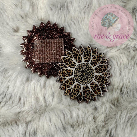 Leopard Sunflower - Badge Reel