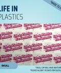 Life In Plastics, Its Fantastic - Scrub Cap - rae & grace - Skull Cap - *Made to order