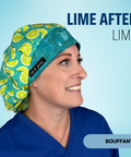 Lime After Lime - Scrub Cap - rae & grace - Bouffant