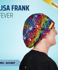 Lisa Frank Fever - Scrub Cap - rae & grace - Euro - Accent Top