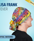 Lisa Frank Fever - Scrub Cap - rae & grace - Ponytail - Matching Top