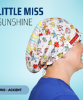 Little Miss Sunshine - Scrub Cap - rae & grace - Euro - Accent Top