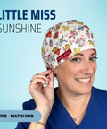 Little Miss Sunshine - Scrub Cap - rae & grace - Euro - Matching Top