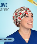 Love Story - Scrub Cap - rae & grace - Euro - Matching Top
