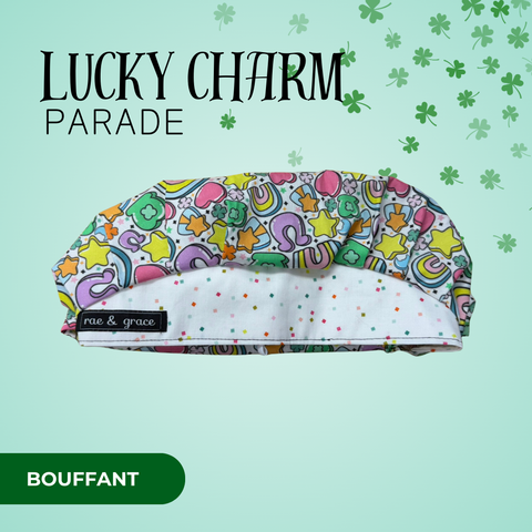 Lucky Charm Parade - Scrub Cap - rae & grace - Bouffant