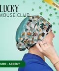 Lucky Mouse Club - Scrub Cap - rae & grace - Euro - Accent Top