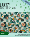 Lucky Mouse Club - Scrub Cap - rae & grace - Skull Cap - *Made to order