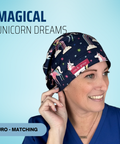 Magical Unicorn Dreams - Scrub Cap - rae & grace