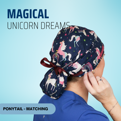 Magical Unicorn Dreams - Scrub Cap - rae & grace
