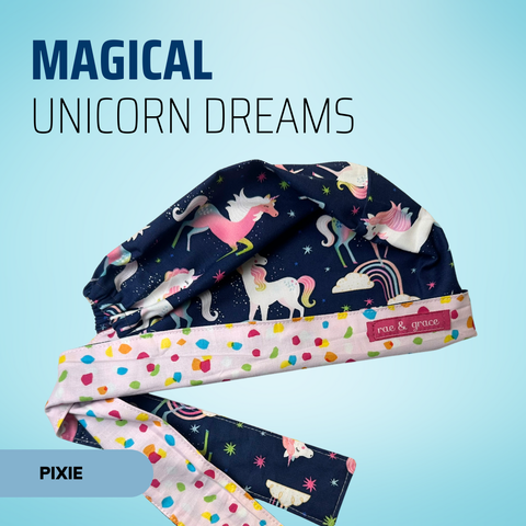 Magical Unicorn Dreams - Scrub Cap - rae & grace