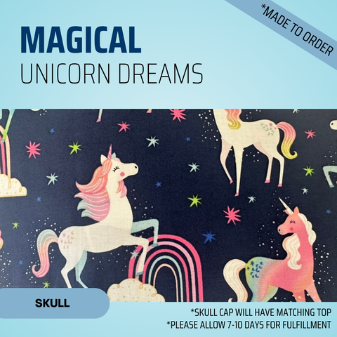 Magical Unicorn Dreams - Scrub Cap - rae & grace
