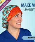 Make Me Crabby Get The Stabby - Scrub Cap - rae & grace - Bouffant