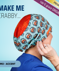 Make Me Crabby Get The Stabby - Scrub Cap - rae & grace - Euro - Accent Top