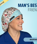 Man's Best Friend - Scrub Cap - rae & grace - Bouffant