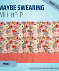 Maybe Swearing Will Help - Scrub Cap - rae & grace - Pixie - *Made to order