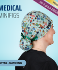 Medical Minifigs - Scrub Cap - rae & grace - Ponytail - Matching Top