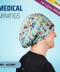 Medical Minifigs - Scrub Cap - rae & grace - Euro - Accent Top