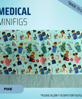 Medical Minifigs - Scrub Cap - rae & grace - Pixie - *Made to order