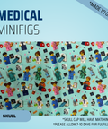 Medical Minifigs - Scrub Cap - rae & grace - Skull Cap - *Made to order