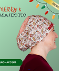 Merry & Majestic - Scrub Cap - rae & grace - Euro - Accent Top