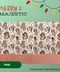 Merry & Majestic - Scrub Cap - rae & grace - Pixie - Made to order Please allow 7-10 days for fulfillment.
